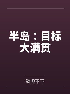 半岛：目标大满贯封面